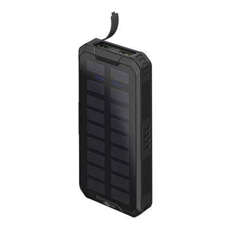 Goobay Outdoor Schnelllade Powerbank Mit Solar 20 000 MAh USB C PD