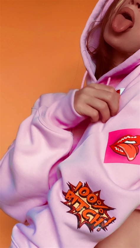 Jane Soul Dont Look At My Ass Womens Champion Cropped Hoodie Pink