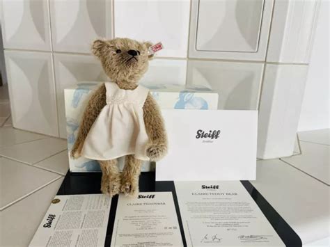 RARITÄT STEIFF Claire Teddybär EAN 036712 limitiert 1500 30 cm