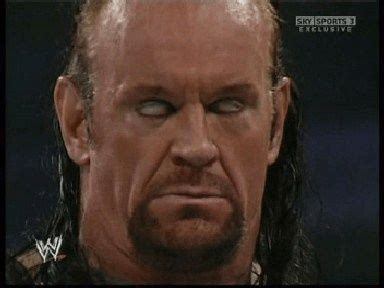 The undertaker white eyes