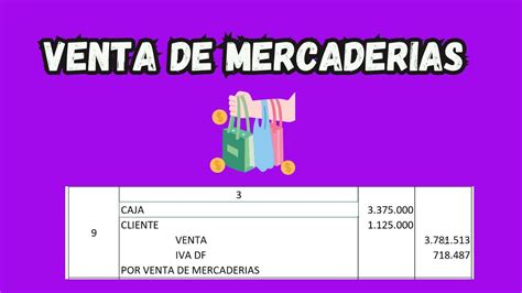 Tutorial C Mo Hacer El Asiento Contable De Venta De Mercader As