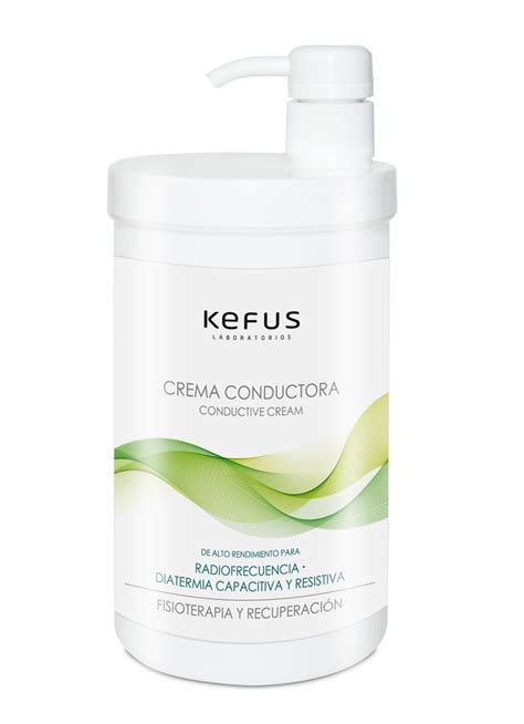 Crema Conductora Radiofrecuencia Fisioterapia Kefus 1000 Ml