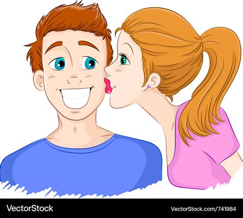 Kiss Royalty Free Vector Image Vectorstock