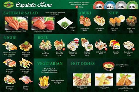 Sushi Train Menu, Menu for Sushi Train, Capalaba, Brisbane - Urbanspoon/Zomato