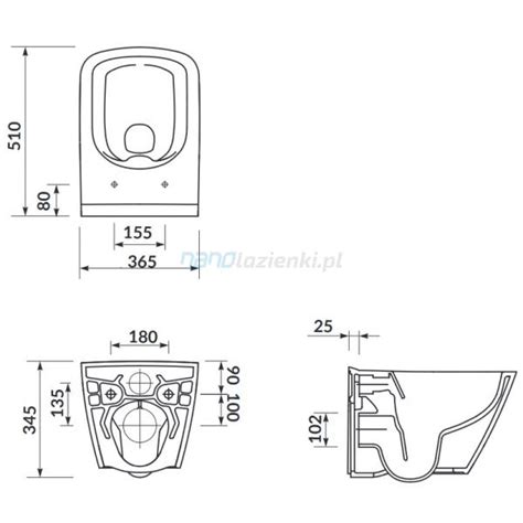 Cersanit City Square Aqua S Zestaw Podtynkowy Wc Przycisk