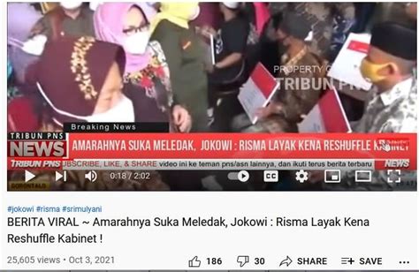 CEK FAKTA Hoaks Presiden Jokowi Akan Reshuffle Risma Karena Suka Marah