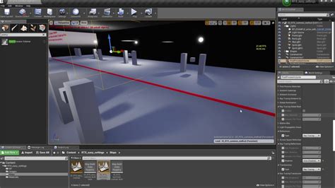 Ray Tracing Unreal Engine Tutorial Setup One Clic Blueprint Youtube