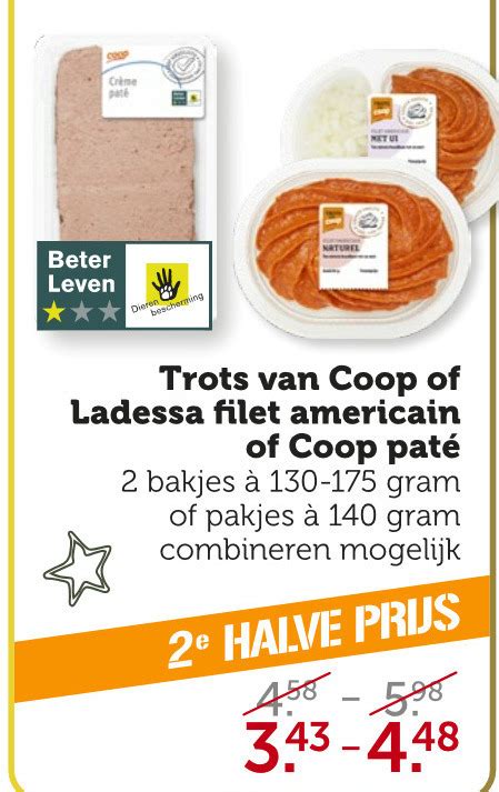 Filet Americain Folder Aanbieding Bij Coop Details