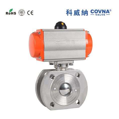 COVNA HK 87 Pneumatic Thin Two Way Flange Ball Valve