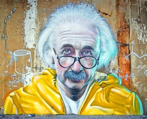 Albert Einstein Graffiti