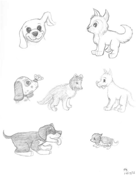 Cartoon Dog Sketches by air-bourne on DeviantArt