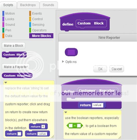 Better Custom Blocks Discuss Scratch