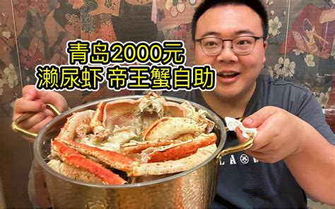 花2000块钱吃自助能吃到什么？帝王蟹、濑尿虾、巨型波龙畅吃，超级过瘾 橙飞一下 橙飞一下 哔哩哔哩视频