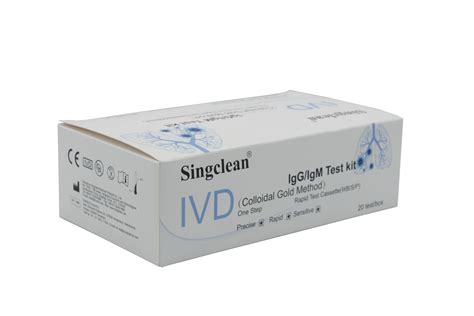 Singclean Rapid AG Diagnostic Igg Igm Antibody Test Kit For Easy