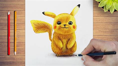 How To Draw Pikachu Pencil Sketch Pikachu Pencil Sketch Drawing Pikachu Pencil Colour Dra