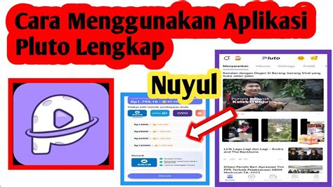 Cara Menggunakan Aplikasi Pluto Cara Pakai Aplikasi Pluto Youtube