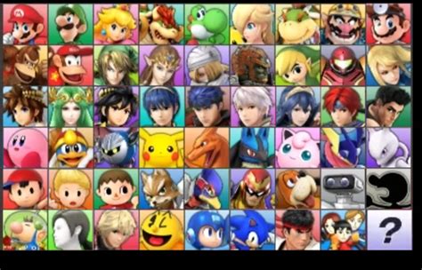 Super Smash Brothers For Wiiu3ds Proper Rosters Smashboards