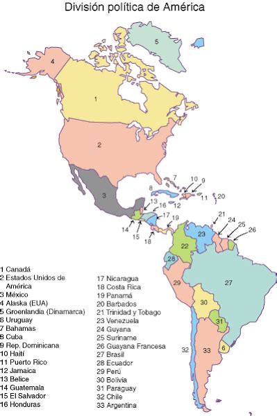 Distribuicion Y Tama O Del Continente Americ Distribucion Forma Y