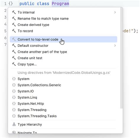 File Scoped Namespaces And Types Jetbrains Guide