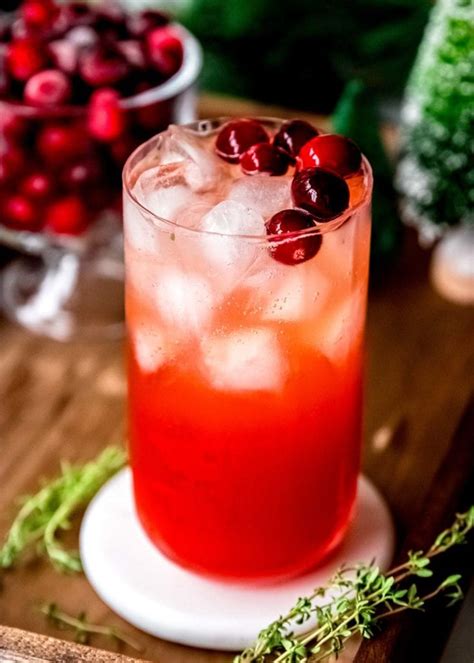 Cranberry Spritz Holiday Aperol Cocktail Maebells