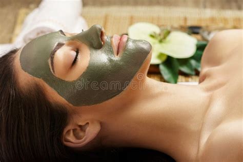 Termas Clay Mask Mulher M Scara Facial Da Argila Em Termas Da