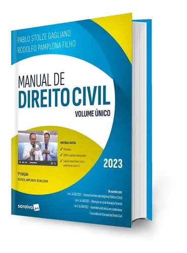 Livro Manual De Direito Civil Volume Nico Edi O Frete