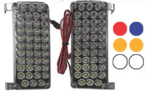 Estrobos 84 Hiper Mega Led Tipo Escolta Varios Colores Lu569 Envío gratis