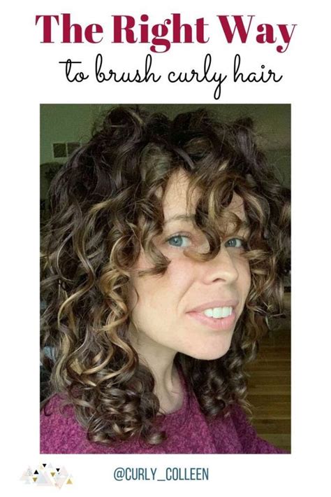 The Right Way To Brush Curly Hair Colleen Charney Curly Hair Styles