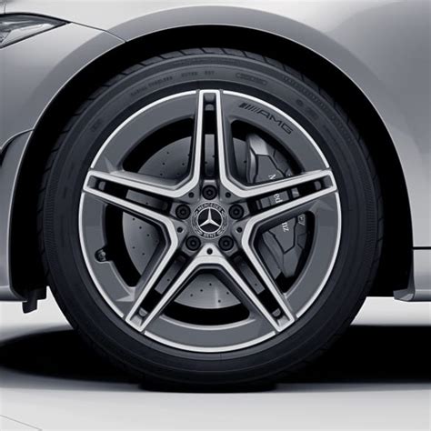 Amg Inch Double Spoke Cls C Grey Genuine Mercedes Benz Rim Set