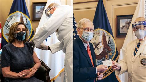 Nancy Pelosi And Mitch Mcconnell Vaccinated By Capitol Attending