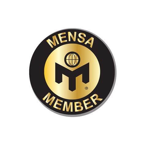 Mensa Member Pin