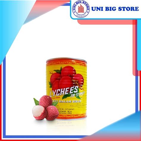 Jual Mei Kui Hwa Lychee In Syrup Gr Leci Kaleng Shopee Indonesia