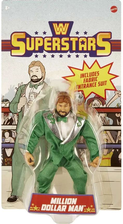 WWE Wrestling Retro Superstars Million Dollar Man Exclusive Action ...