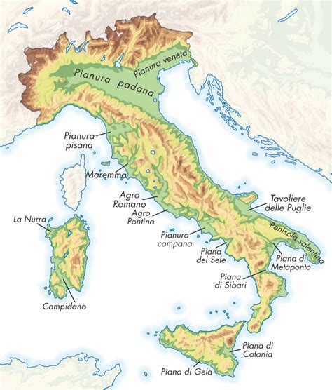 Cartina Fisica Lombardia Pianura Padana Cartina Fisica E Cartina