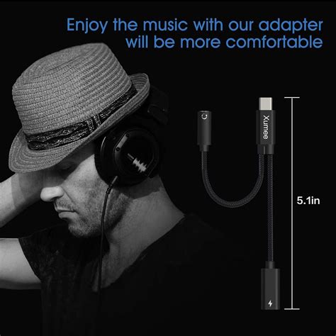 Xumee Usb Type C To Mm Headphone And Charger Adapter In Usb C To