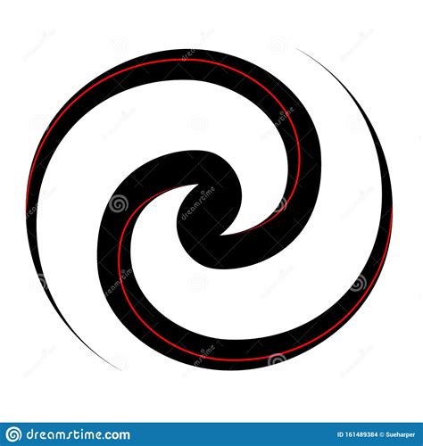 Giro De Espiral Maor Koru Para Logotipo O Icono En Negro Ilustraci N