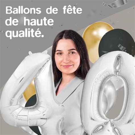 Decoration Anniversaire Ans Argent Ballons Anniversaire Deco