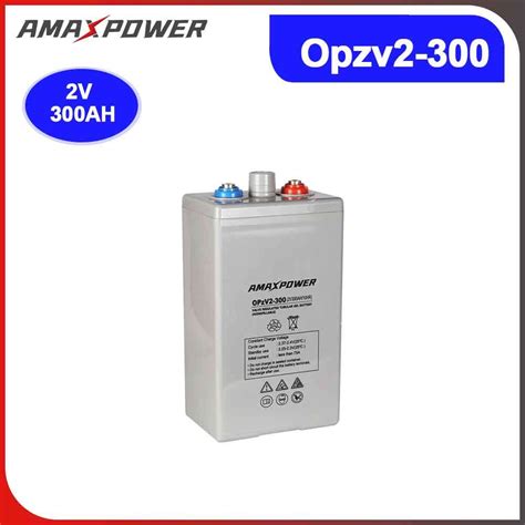 Amaxpower 2v 300ah Tubular Gel Batterie Sealed Lead Acid Opzv Tubular Battery For Solar