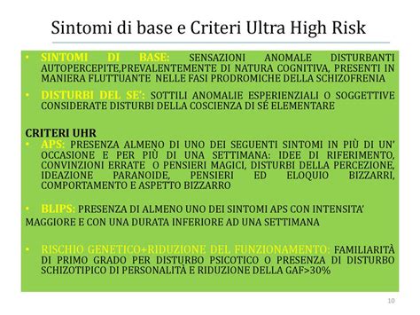 Stati Mentali A Rischio Di Esordio Psicotico Ppt Scaricare