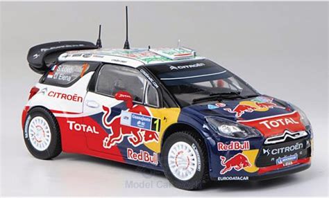 Modellautos DS Automobiles DS3 1 43 Norev Citroen WRC No 1 Red Bull