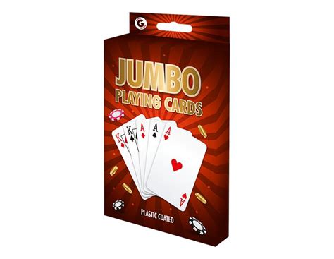 Gandg Jumbo Playing Cards 14cm Dollarstoreno