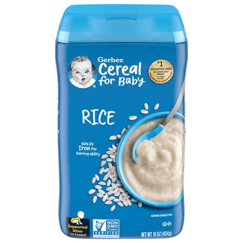 Save on Gerber Cereal for Baby 1st Foods Rice Single Grain Order Online ...