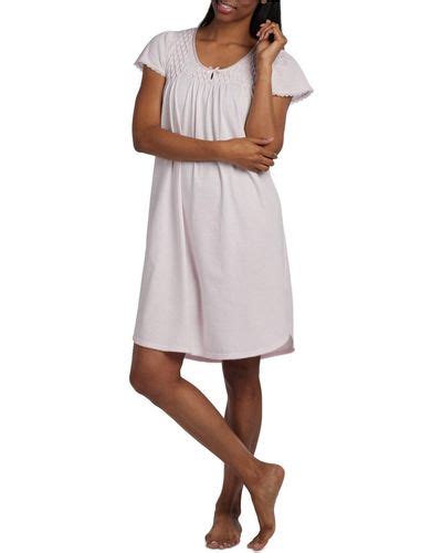 White Miss Elaine Nightwear And Sleepwear For Women Lyst