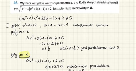 Powt Rka Przed Matur Matematyka Zadania Wyznacz Wszystkie