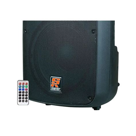 KIT CAIXA DE SOM ATIVA STANER SR 315 300W RMS C BLUETOOTH SUPORTE