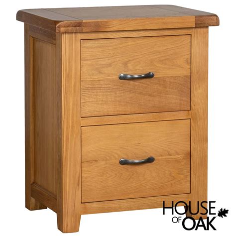 Opus Solid Oak 3 Drawer Filing Cabinet House Of Oak