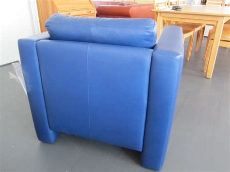 Erpo Classic Sessel Leder Blau Designerm Bel Sindelfingen