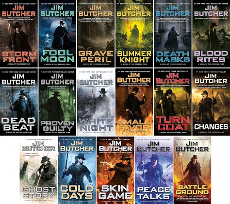 The Dresden Files By Jim Butcher Complete Series Set Books 1 17