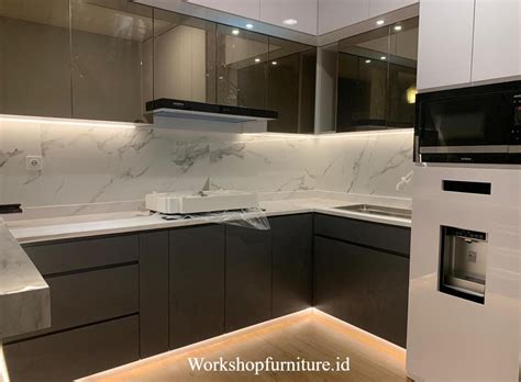 Desain Kitchen Set Modern Terbaru Workshopfurniture Id