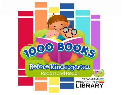 1000 Books Before Kindergarten Troy Miami County Public Library